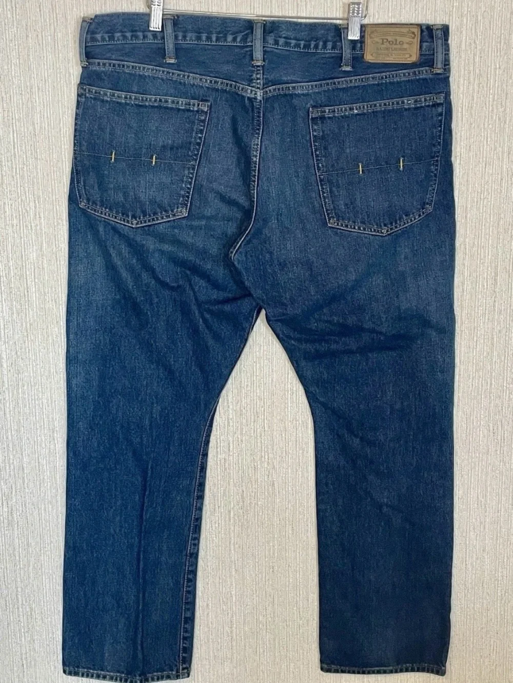 Polo by Ralph‎ Lauren Men's Dark Blue Relaxed Denim Jeans